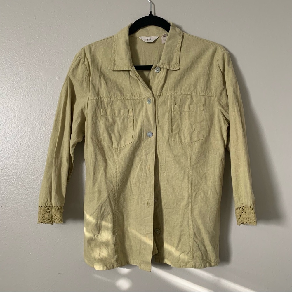J. Jill Linen Button Up Shirt